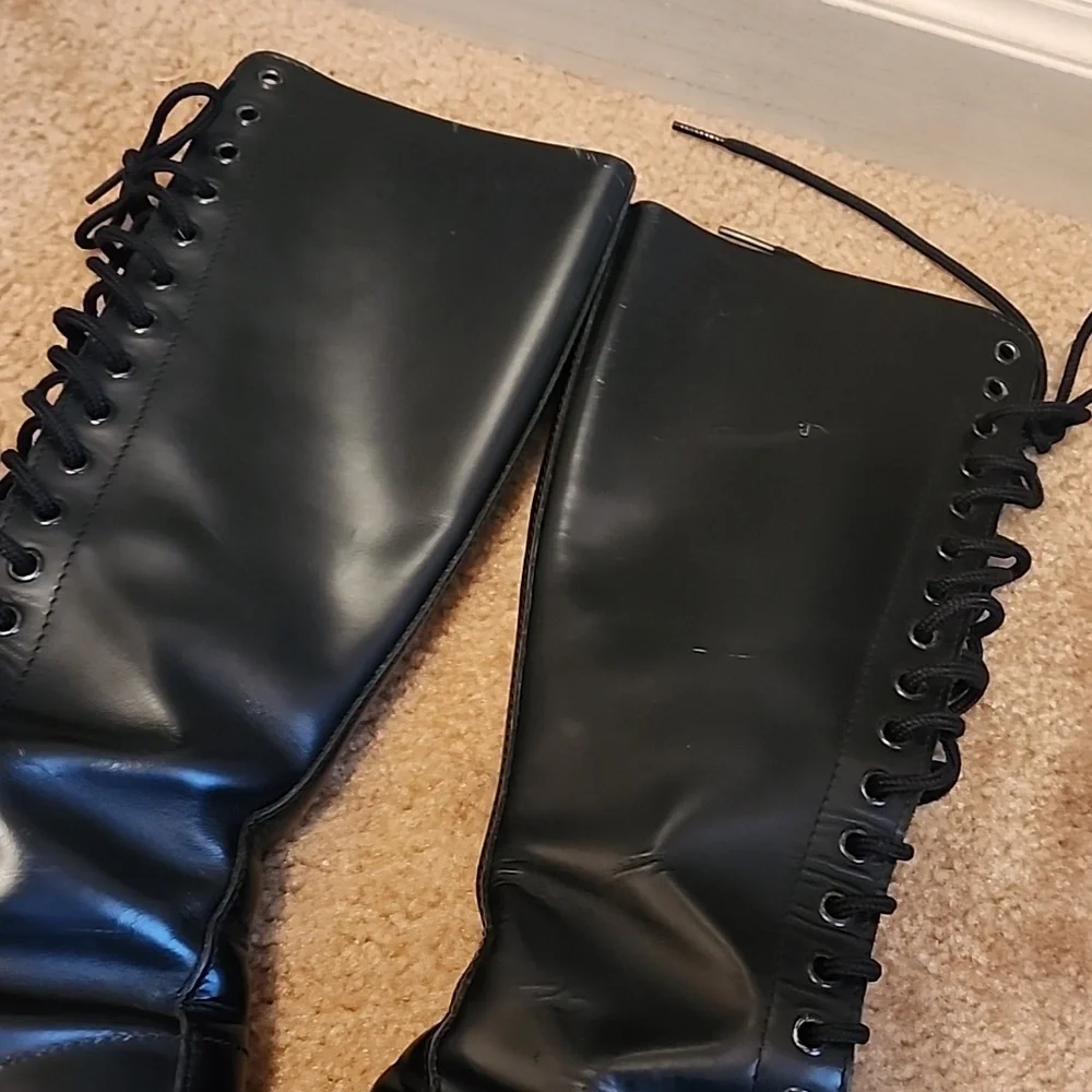 Dr. Martens 20 eyes 9663 Moto Lace-up Boots - Picture 16 of 16